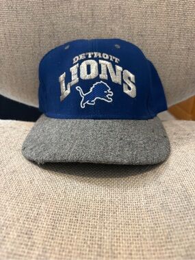 Vintage Detroit lions NFL snapback hat